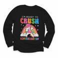 I'm Ready To Crush Kindergarten Unicorn Back To School Girls Youth Long Sleeve Tee I'm Ready To Crush Kindergarten Unicorn Back To School Girls Youth Long Sleeve Tee