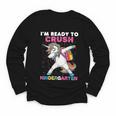 I'm Ready To Crush Kindergarten Unicorn Back To School Youth Long Sleeve Tee I'm Ready To Crush Kindergarten Unicorn Back To School Youth Long Sleeve Tee