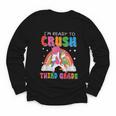 I'm Ready To Crush Third Grade Unicorn Back To School Girls Youth Long Sleeve Tee I'm Ready To Crush Third Grade Unicorn Back To School Girls Youth Long Sleeve Tee