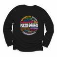 Instructional Math Coach Crew Back To School Matching Group Youth Long Sleeve Tee