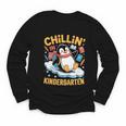 Kids Chillin In Kindergarten Penguin Student Back To School Boys Youth Long Sleeve Tee Kids Chillin In Kindergarten Penguin Student Back To School Boys Youth Long Sleeve Tee