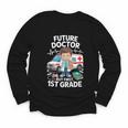 Kids Future Doctor 1st Grade Student Back To School Boy Kids Youth Long Sleeve Tee