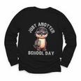Kids Just Anotter School Day Otter Boys First Day Back To School Youth Long Sleeve Tee