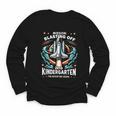 Kindergarten Back To School Rocket Blast Off Youth Long Sleeve Tee Kindergarten Back To School Rocket Blast Off Youth Long Sleeve Tee