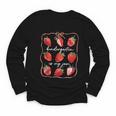 Kindergarten Is My Jam Strawberry Back To School Girls Boys Youth Long Sleeve Tee