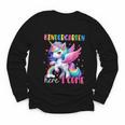 Kindergarten Here I Come Unicorn Girls Kids Back To School Youth Long Sleeve Tee Kindergarten Here I Come Unicorn Girls Kids Back To School Youth Long Sleeve Tee