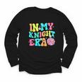 In My Knights Era Back To School Spirit Game Retro Groovy Youth Long Sleeve Tee