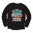 My Last First Day Senior 2026 Vintage Back To School Youth Long Sleeve Tee