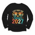 Last First Day Senior 2027 Back To School Students Tee Youth Long Sleeve Tee