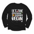 Let The Countdown To Summer Begin Back To School Youth Long Sleeve Tee Let The Countdown To Summer Begin Back To School Youth Long Sleeve Tee