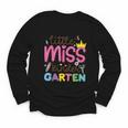 Little Miss Kindergarten First Day Back To School Girls Cute Youth Long Sleeve Tee Little Miss Kindergarten First Day Back To School Girls Cute Youth Long Sleeve Tee