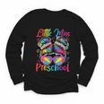 Little Miss Preschool Messy Bun Back To School Girl Women Youth Long Sleeve Tee Little Miss Preschool Messy Bun Back To School Girl Women Youth Long Sleeve Tee
