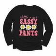 Little Miss Sassy Pants Back To School Girls Youth Long Sleeve Tee Little Miss Sassy Pants Back To School Girls Youth Long Sleeve Tee