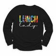 Lunch Lady For Work Tie Dye Back To School Appreciation Day Youth Long Sleeve Tee Lunch Lady For Work Tie Dye Back To School Appreciation Day Youth Long Sleeve Tee