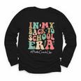 Math Coach In My Back To School Era Women Groovy Youth Long Sleeve Tee Math Coach In My Back To School Era Women Groovy Youth Long Sleeve Tee