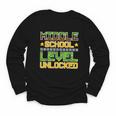 Middle School Level Unlocked Gamer Back To School Youth Long Sleeve Tee Middle School Level Unlocked Gamer Back To School Youth Long Sleeve Tee