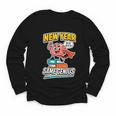 New Year Same Genius Confident Back To School Vibe Youth Long Sleeve Tee