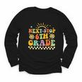 Next Stop 6th Grade Groovy Retro Sixth Grade Back To School Youth Long Sleeve Tee