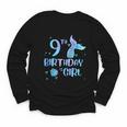 Ninth Birthday Girl Mermaid 9th Toddler's Back To School Youth Long Sleeve Tee Ninth Birthday Girl Mermaid 9th Toddler's Back To School Youth Long Sleeve Tee