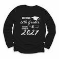 Official 12th Grader Future Class Of 2027 Back To School Youth Long Sleeve Tee