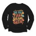 Oh Hey First Grade Cutie Back To School Youth Long Sleeve Tee Oh Hey First Grade Cutie Back To School Youth Long Sleeve Tee
