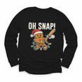 Oh Snap Gingerbreadman Christmas Baseball Humor Youth Long Sleeve Tee Oh Snap Gingerbreadman Christmas Baseball Humor Youth Long Sleeve Tee