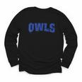 Owls Back To School Spirit B Youth Long Sleeve Tee Owls Back To School Spirit B Youth Long Sleeve Tee