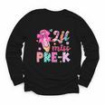 Pencil Bow Lil Miss Pre-K Pre-K Back To School Youth Long Sleeve Tee