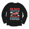 I Might Be Your Pilot First Day Back To School 1st Grade Youth Long Sleeve Tee