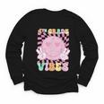 Pink 4th Grade Vibes Smile Face Back To School Fourth Grade Youth Long Sleeve Tee Pink 4th Grade Vibes Smile Face Back To School Fourth Grade Youth Long Sleeve Tee