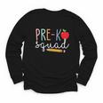 Pre-K Squad Tshirt Pre-K Back To School Youth Long Sleeve Tee