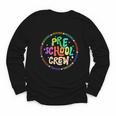 Preschool Crew Team Back To School First Day Of School Youth Long Sleeve Tee Preschool Crew Team Back To School First Day Of School Youth Long Sleeve Tee