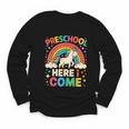 Preschool Here I Come Unicorn Back To School Preschool Girls Youth Long Sleeve Tee Preschool Here I Come Unicorn Back To School Preschool Girls Youth Long Sleeve Tee
