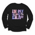 In My Principal Era Groovy School Headmaster Back To School Youth Long Sleeve Tee In My Principal Era Groovy School Headmaster Back To School Youth Long Sleeve Tee