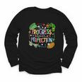 Progress Over Perfection Back To School Tee Youth Long Sleeve Tee Progress Over Perfection Back To School Tee Youth Long Sleeve Tee