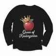 Queen Of Kindergarten Graduation Back To School Girl Youth Long Sleeve Tee Queen Of Kindergarten Graduation Back To School Girl Youth Long Sleeve Tee