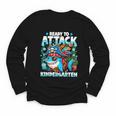 Ready To Attack Kindergarten Pirate Shark Back To School Youth Long Sleeve Tee Ready To Attack Kindergarten Pirate Shark Back To School Youth Long Sleeve Tee