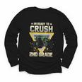 Ready To Crush 2nd Grade Monster Truck Boy Back To School Youth Long Sleeve Tee