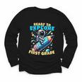 Ready To Explore 1st Grade Kids Astronaut Back To School Youth Long Sleeve Tee