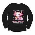 Ready To Kindergarten Axolotl Questions Back To School Girls Youth Long Sleeve Tee Ready To Kindergarten Axolotl Questions Back To School Girls Youth Long Sleeve Tee
