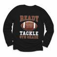 Ready To Tackle 5th Grade Football Back To School Kids Boys Youth Long Sleeve Tee