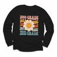 Retro 3rd Grade Daisy Colorful Back To School Third Grade Youth Long Sleeve Tee