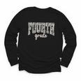 Retro Fourth Grade Back To School Boy Old Camo 4th Grade Kid Youth Long Sleeve Tee Retro Fourth Grade Back To School Boy Old Camo 4th Grade Kid Youth Long Sleeve Tee