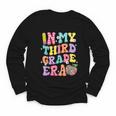 Retro Groovy In My Third Grade Era First Day Back To School Youth Long Sleeve Tee Retro Groovy In My Third Grade Era First Day Back To School Youth Long Sleeve Tee
