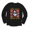 Retro Silly Goose Speech Therapy SLP Back To School Youth Long Sleeve Tee Retro Silly Goose Speech Therapy SLP Back To School Youth Long Sleeve Tee
