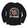 Roaring Into 1st Grade Roaring Tiger Back To School Boy Girl Youth Long Sleeve Tee Roaring Into 1st Grade Roaring Tiger Back To School Boy Girl Youth Long Sleeve Tee