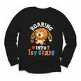 Roaring Into First Grade Lion 1st Grade Back To School Youth Long Sleeve Tee