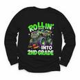 Rollin' Into 2nd Grade Monster Truck Back To School Boys Youth Long Sleeve Tee Rollin' Into 2nd Grade Monster Truck Back To School Boys Youth Long Sleeve Tee