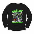 Rollin' Into 3rd Grade Monster Truck Back To School Boys Youth Long Sleeve Tee Rollin' Into 3rd Grade Monster Truck Back To School Boys Youth Long Sleeve Tee