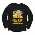 School Bus Aide Back To School Transport Bus Aide Youth Long Sleeve Tee School Bus Aide Back To School Transport Bus Aide Youth Long Sleeve Tee
